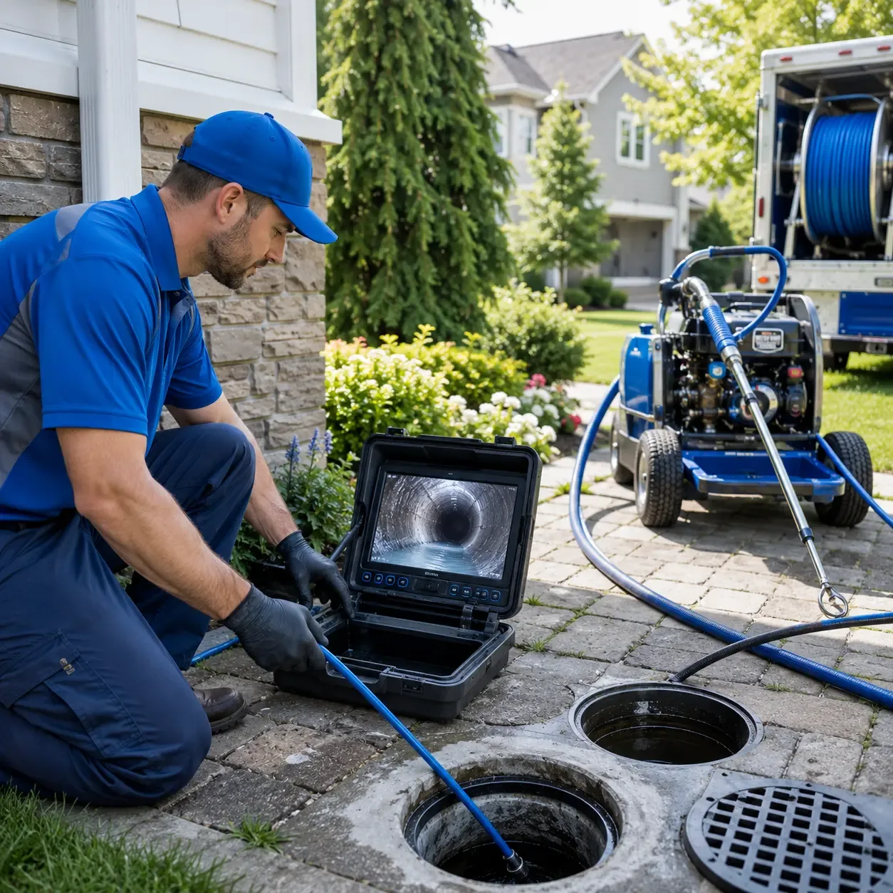 Outdoor drain cleaning professionals serving Pound Ridge, NY